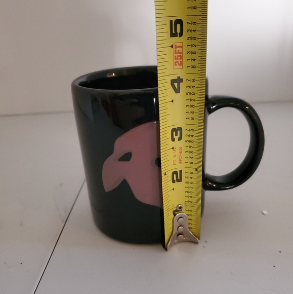 Vintage Phantom of the Opera Black Coffee Mug 1986 - Picture 10 of 11